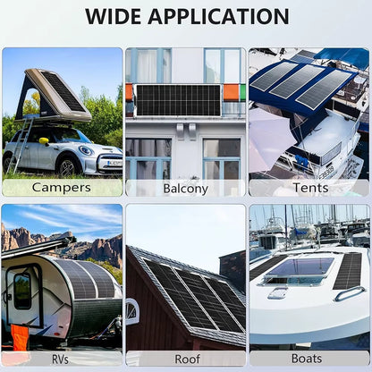 100W Flexible Solar Panel 16.5V 1000W 500W 400W 200W High Efficiency Photovoltaic Module DIY Kit Generation Car Home Camping — product view 7