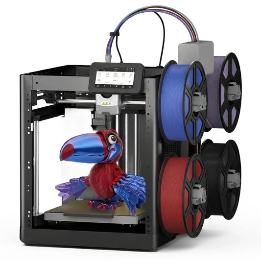 AD5X 3D Printer, Multi-Color Printer & 600Mm/S High Speed, 1Count, 8.7 X 8.7 X 8.7" — Studio Shot
