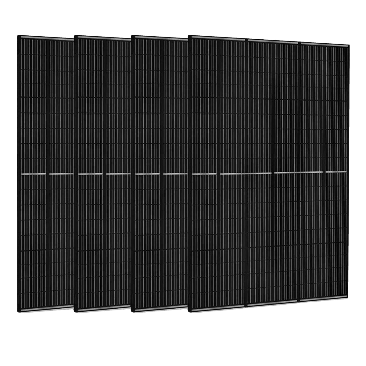 Rigid 440W Bifacial TOPCon Solar Panels – 4 Pack, 1760W Total