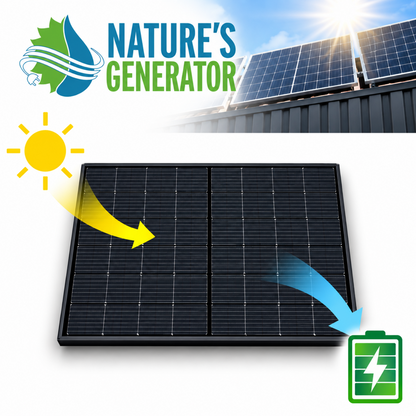 Rigid 440W Bifacial TOPCon Solar Panels – 4 Pack, 1760W Total