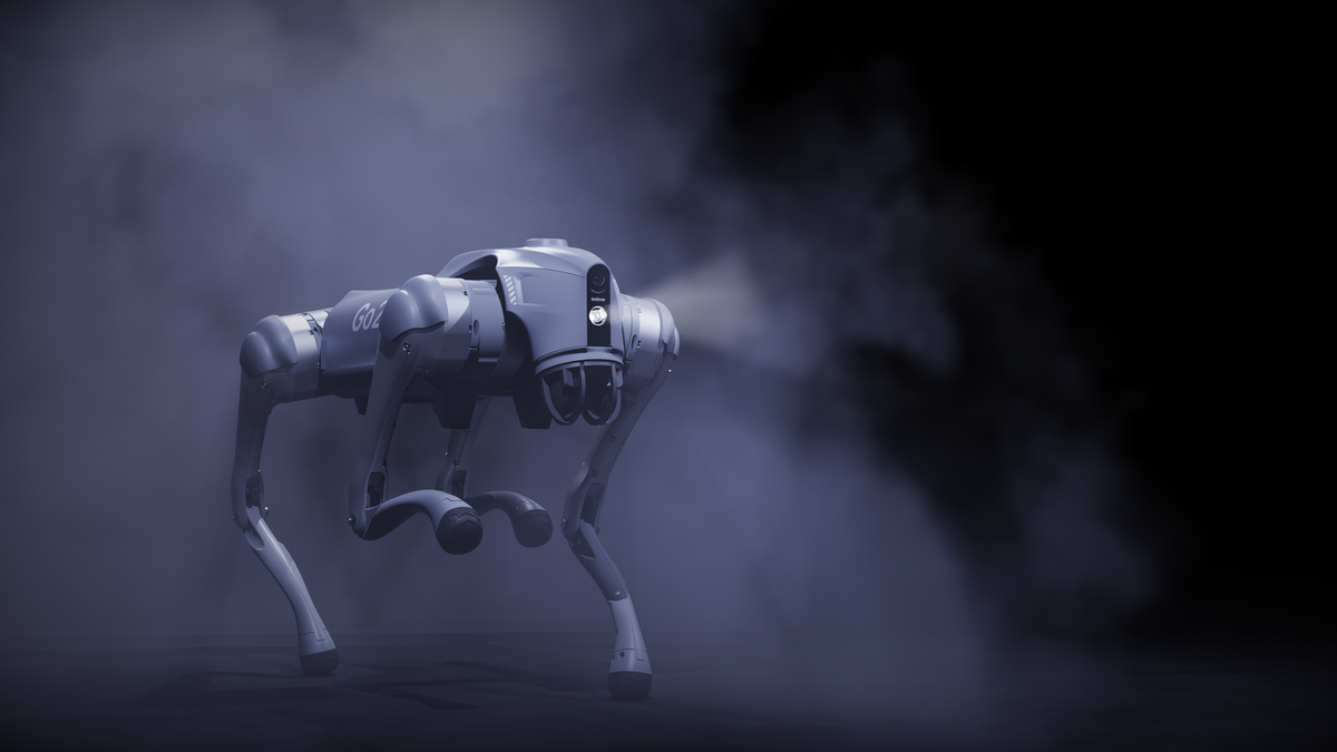 Shopify Collective-Unitree Go2 Pro AI Quadruped Robot Dog 4D LiDAR