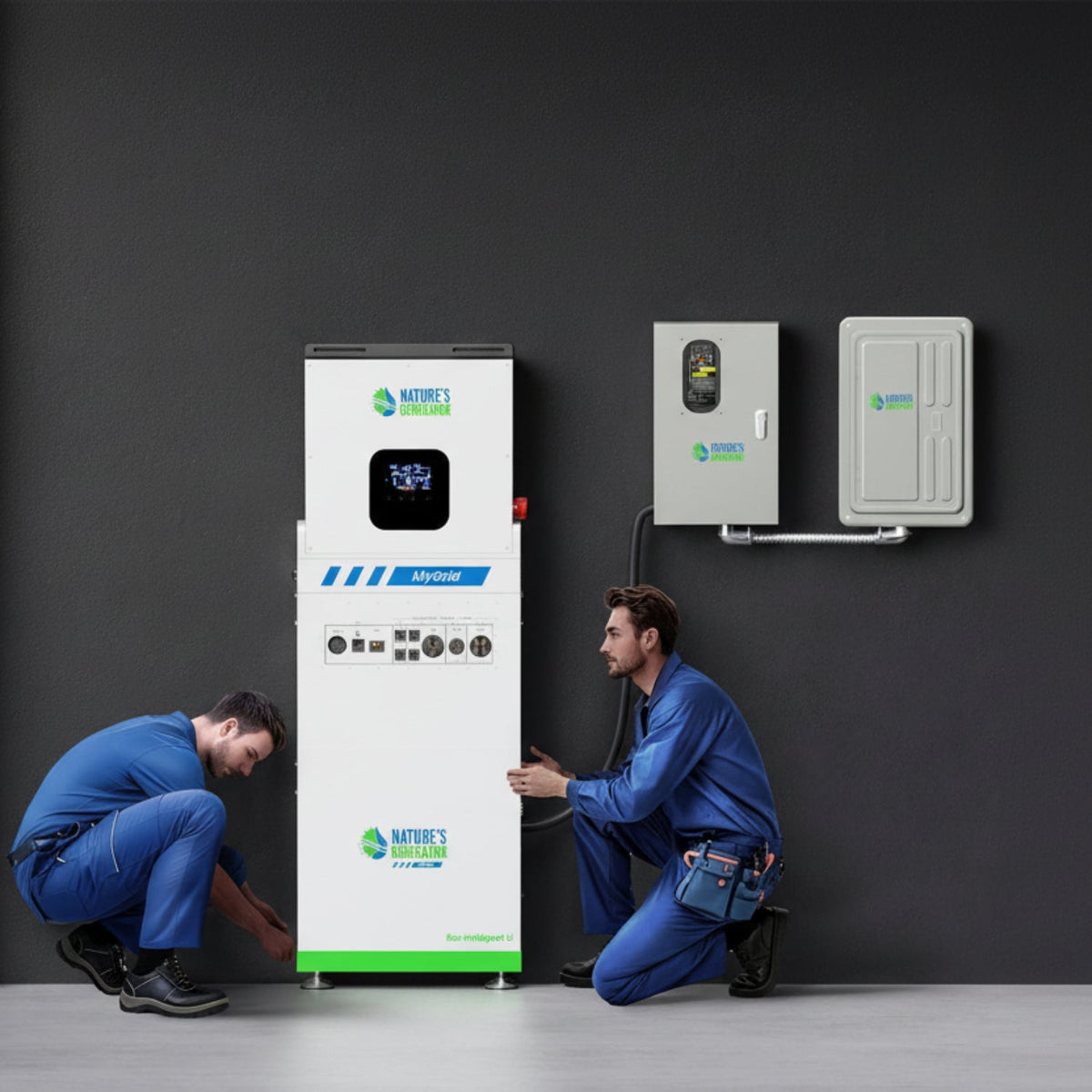 MyGrid 10K Gen 2 Whole-Home Solar & Wind Power System