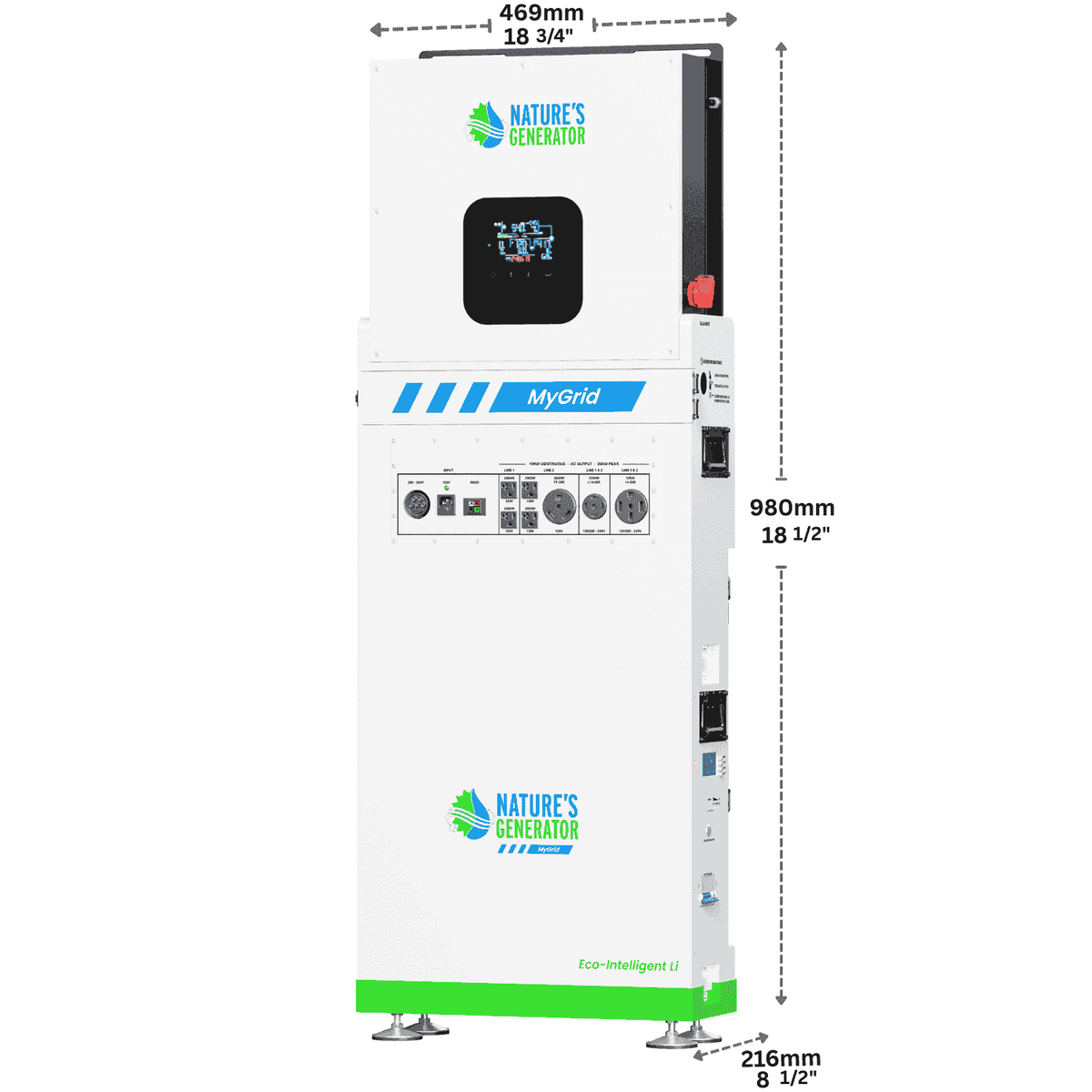 MyGrid 10K Gen 2 Whole-Home Solar & Wind Power System