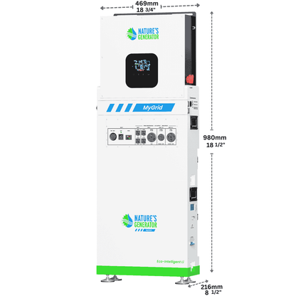 MyGrid 10K Gen 2 Whole-Home Solar & Wind Power System