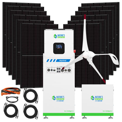 MyGrid 10K Gen 2 Whole-Home Solar & Wind Power System