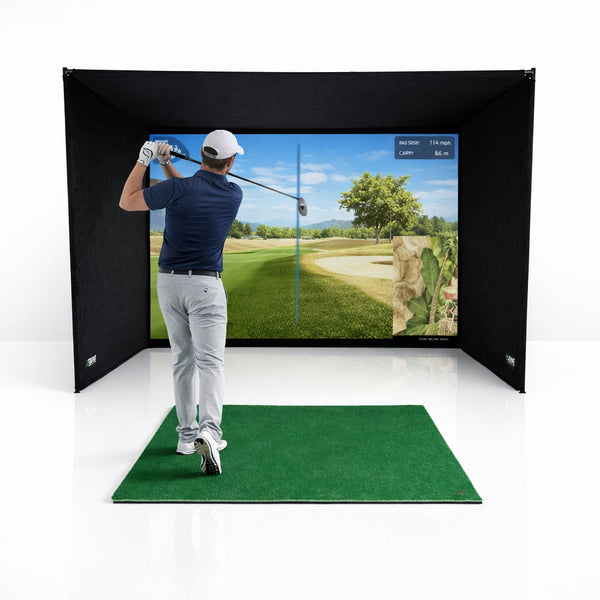 SimBox Golf Simulator Enclosure with PRO+ Impact Screen