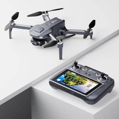 F29 Altura MAX 4K Aerial Drones for Adults with Camera, 3-Axis Gimbal Cinematic Drones for Adults with Remote & Case, Black