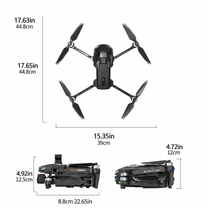AE60 Drone with Camera 4K for Adults & Beginners, GPS Drone with 3-Axis Gimbal, 1.3Lb Payload Release and Drop, 1968FT Long Range, 45 Min Flight Time, 360° Obstacle Avoidance, Night Vision FPV Drone with 7.2" Screen Controller, Foldable (2 Batteries)