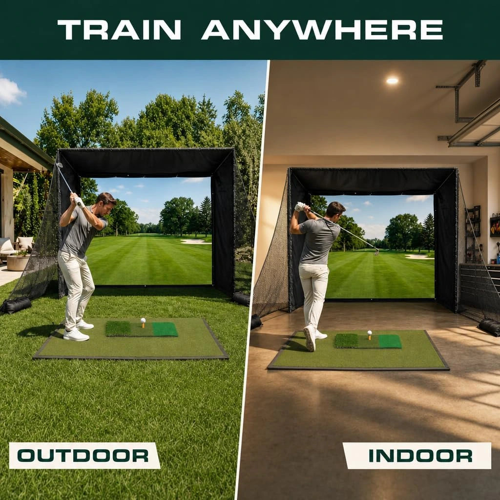 Golf Simulator Enclosure 10.7X8X5Ft & 8.5X8.5X5Ft Golf Simulators for Home — product view 5
