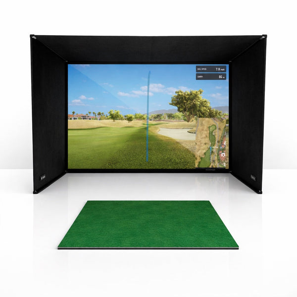 SimBox Golf Simulator Enclosure with PRO+ Impact Screen